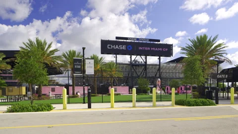 Chase Stadium Inter Miami CF Fort Lauderdale HDR video Stock Footage 276441399