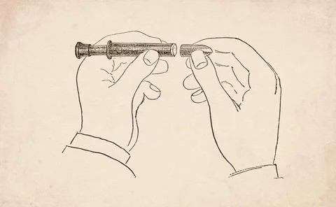 Chase System Paper Patching Ball Seater Method Diagram, 1890s Illustration Stock Illustration