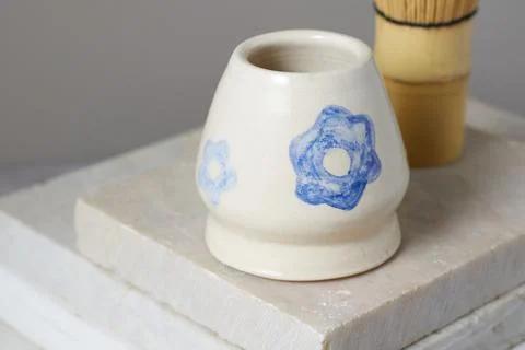 Chasen Holder ceramic on background. Stock Photos