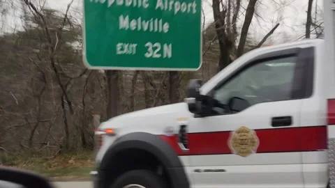 Chasing Ambulance Stock Footage 176631324
