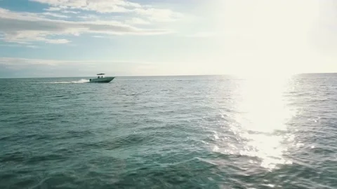 Chasing Jetski and boat Stock Footage 236708364