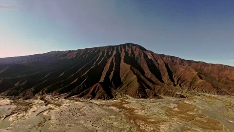 Chasing sunrise over the iconic Mount Bromo Stock Footage 304221807