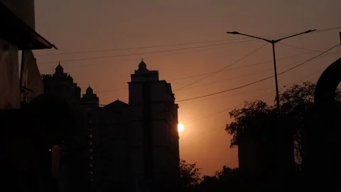 Chasing Sunset 4K Clip Stock Footage 305223074