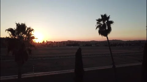 Chasing A Sunset Stock Footage 299067728