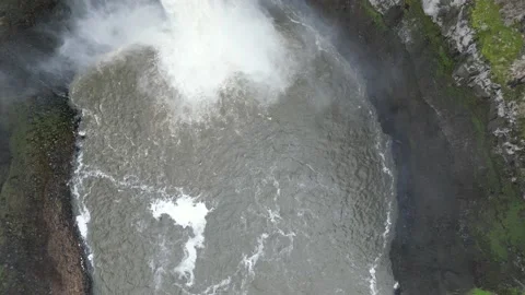 Chasing Waterfalls: Epic 4k Drone Video of Palouse Falls in Washington State Stock Footage 237833107
