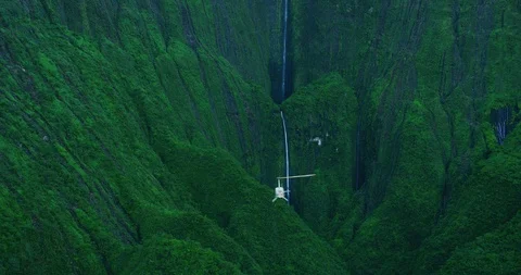 Chasing waterfalls from the sky Stock Footage 102674772