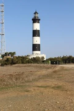 Chassiron Lighthouse on the Île d'Oléron Stock Photos