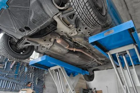 The chassis of a automobile 스톡 사진