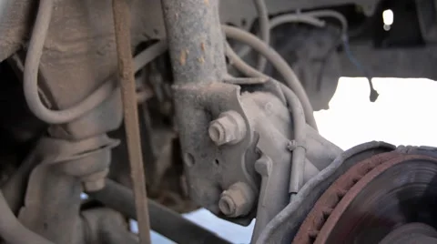 Chassis of the car, under the car Stock Footage 49661318