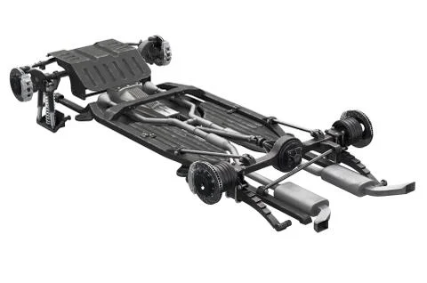 Chassis frame brake イラスト素材