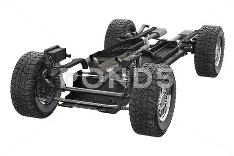 Chassis frame car Stock Illustration