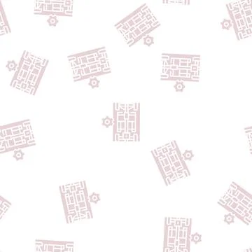 Chassis selection car glyph seamless pattern イラスト素材