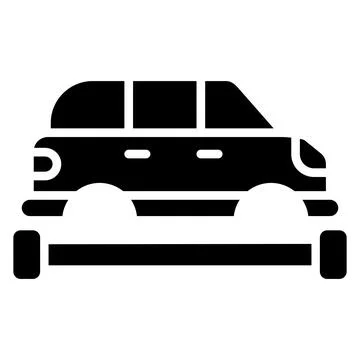 Chassis Vector Icon Design Illustration Stock Illustration