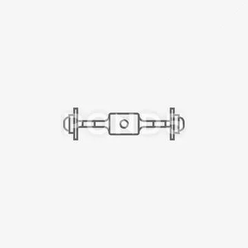Chassis vector icon Stock Illustration