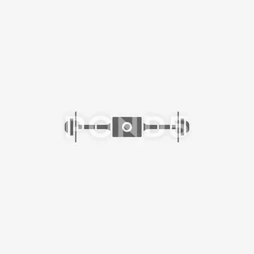 Chassis vector icon Stock Illustration