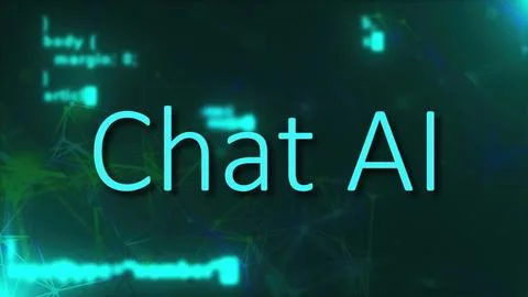 Chat AI concept Stock Illustration