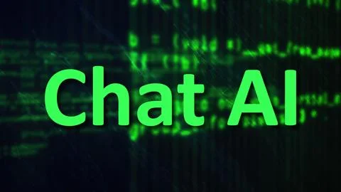 Chat AI concept Stock Illustration