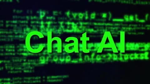 Chat AI concept Stock Illustration