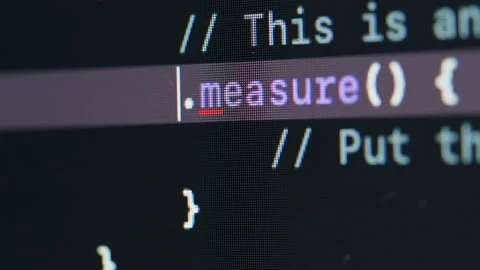 Chat AI generating Coding UX UI script code text on screen, HTML5 in editor for Stock Footage 244511974