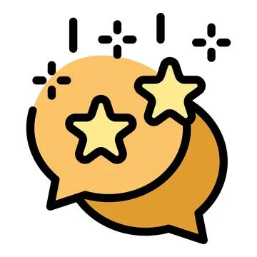 Chat amazed icon vector flat Stock Illustration