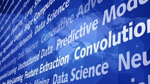 Chat bot artificial intelligence and world map for innovative ai technology Stock Footage 268374866