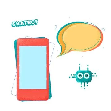 Chat bot concept. Virtual assistance elements. Vector illustration. Stock Illustration