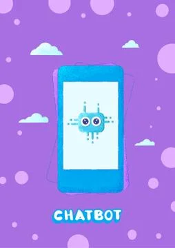 Chat bot concept. Virtual assistance elements. Vector illustration. Illustrazione stock