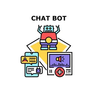 Chat bot icon vector illustration Stock Illustration