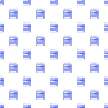 Chat bot repeating pattern automating online communication 스톡 일러스트