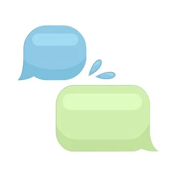 Chat Box Illustration Stock Illustration