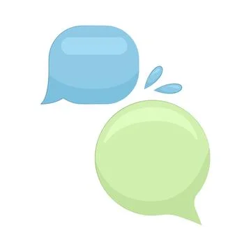 Chat Box Illustration Stock Illustration