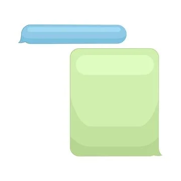 Chat Box Illustration Stock Illustration