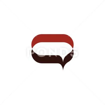 Chat box logo icon vector element Stock-Illustration