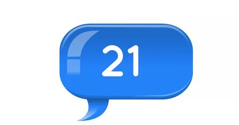 Chat box with numbers 4k Stock Illustration