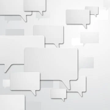 Chat Bubble Background Stock Illustration