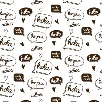 Chat Bubble Background Illustrazione stock