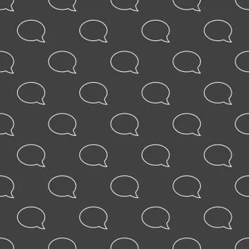 Chat bubble dark pattern Stock Illustration