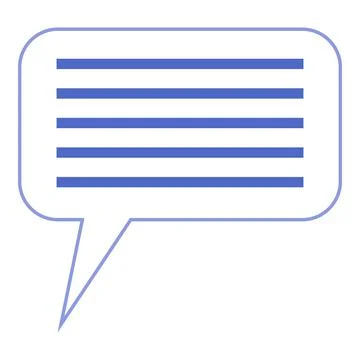 Chat bubble icon cartoon vector. Internet message Stock Illustration