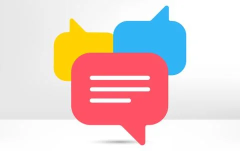 Chat bubble icon. Contact message sign. Vector イラスト素材