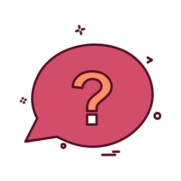 Chat bubble icon design vector Illustrazione stock