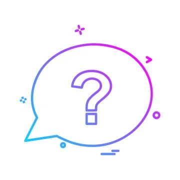Chat bubble icon design vector Illustrazione stock