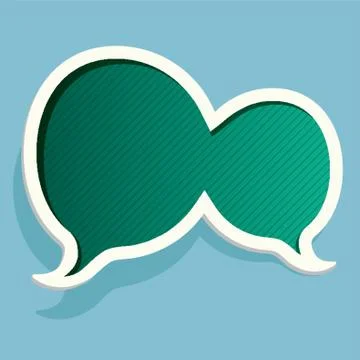 Chat Bubble Stock-Illustration