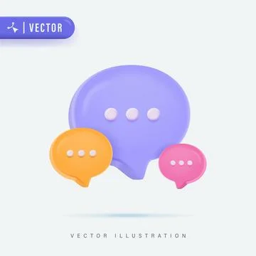 Chat Bubble Illustrazione stock