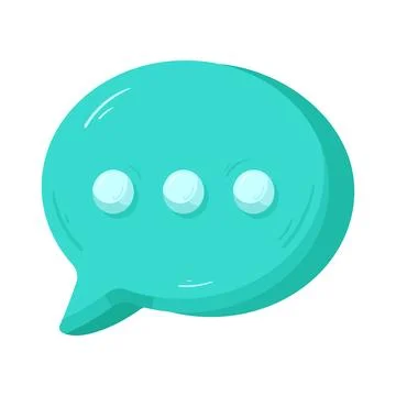 Chat bubble Stock Illustration
