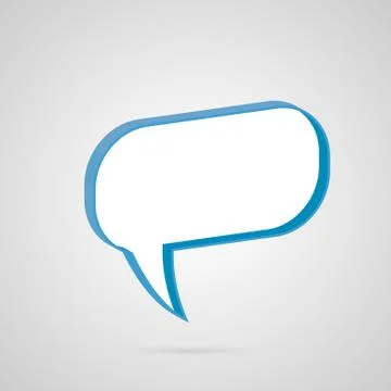 Chat Bubble Illustration Stock Illustration