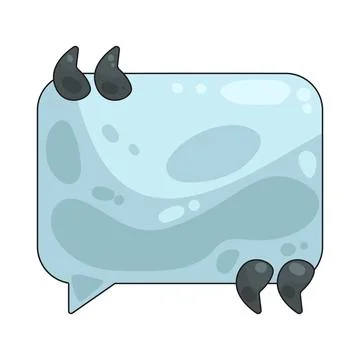 Chat bubble illustration Stock Illustration