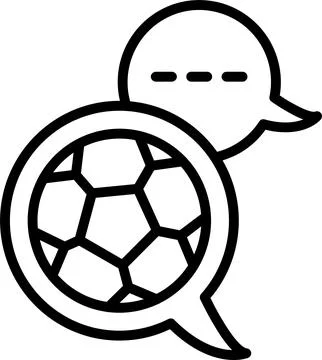 Chat Bubble Line Icon Design Stock Illustration