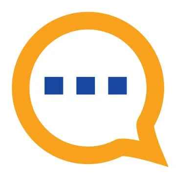 Chat Bubble Line Simple Icon, Outline Vector Sign, Stock Illustration