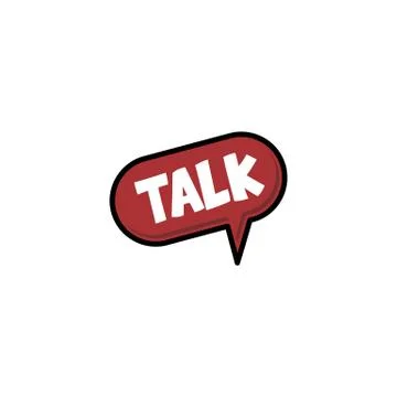 Chat bubble sign symbol Illustrazione stock