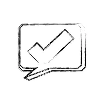 Chat bubble speakbox Stock Illustration